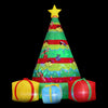 Christmas Inflatable Gift Tree 2.2M Height Flashing Light Illuminated