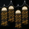 4-Pack Solar Jellyfish Garden Lights – Warm White