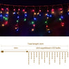 20M Christmas Lights Icicle Light 800 LED Multi-coloured