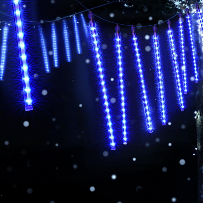 7M Meteor Shower Christmas Lights 288 LED Icicle Lights