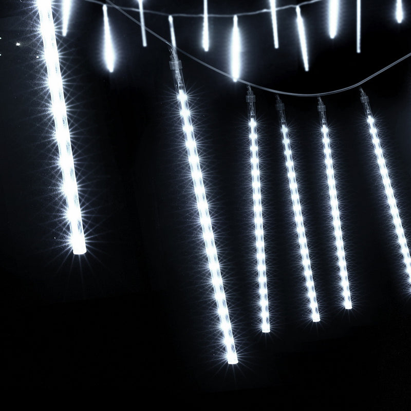 7M Christmas Lights Shower Light 288 LED Icicle Falling Meteor