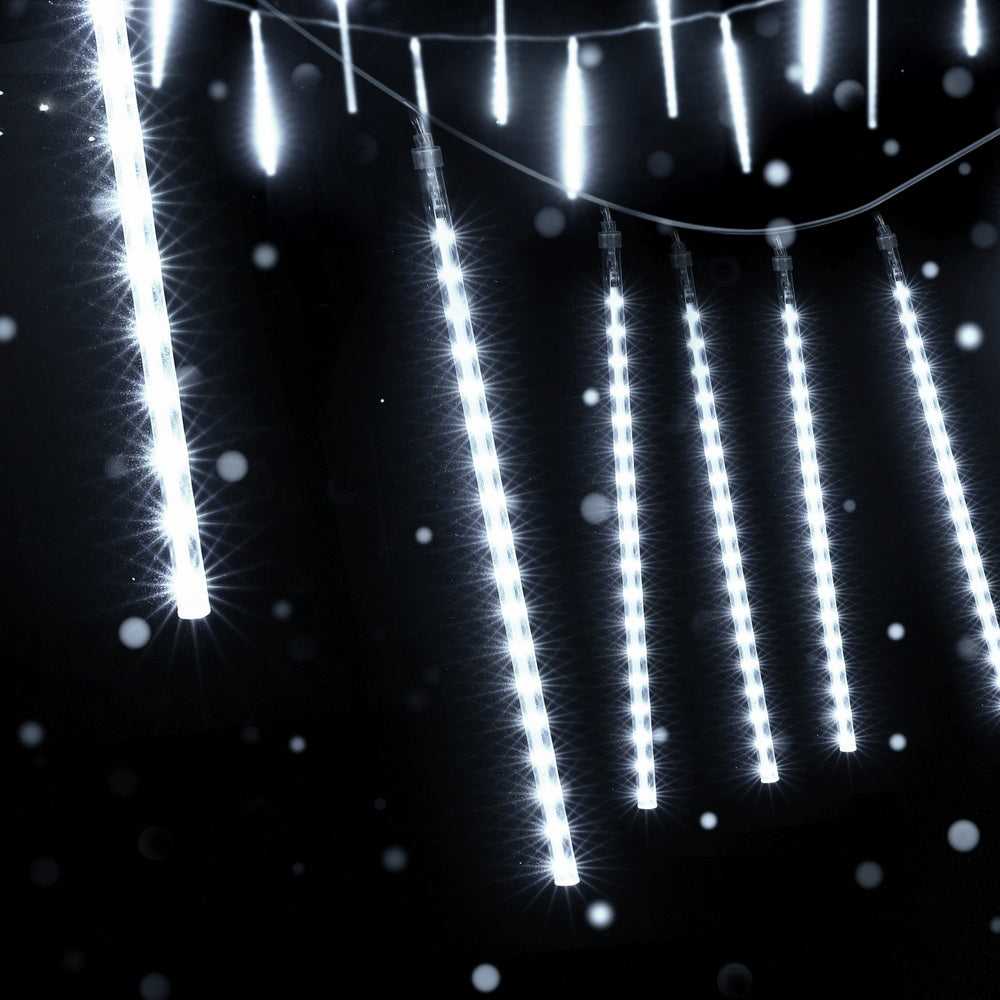 7M Christmas Lights Shower Light 288 LED Icicle Falling Meteor