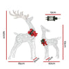 2 PCS Christmas Lights 170 LED Fairy Light Reindeers