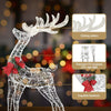 2 PCS Christmas Lights 170 LED Fairy Light Reindeers