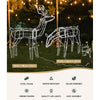 2 PCS Christmas Reindeers 200 LED