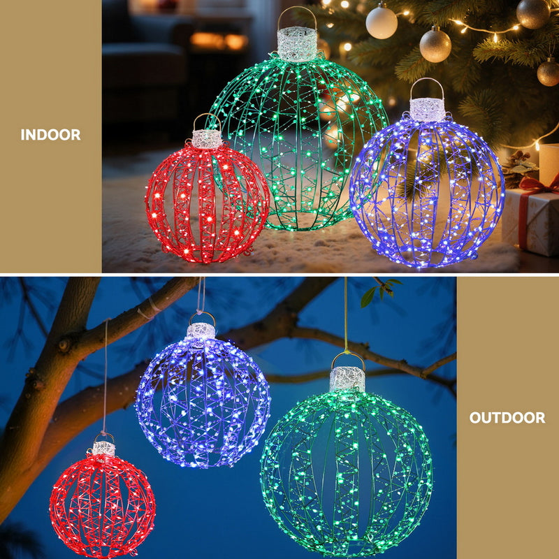 320 LED Fairy Light Balls 3pcs Set