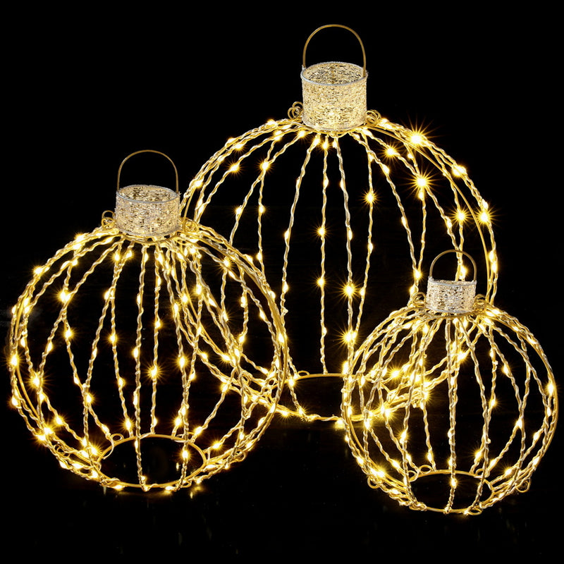 Christmas Lights 320 LED Fairy Light 3pcs Ball Set