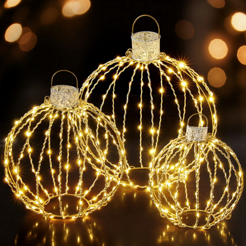 Christmas Lights 320 LED Fairy Light 3pcs Ball Set