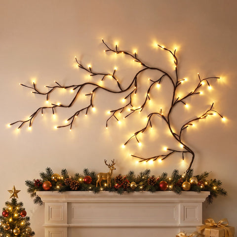 1.8m Willow Vine LED Fairy Lights – Warm White