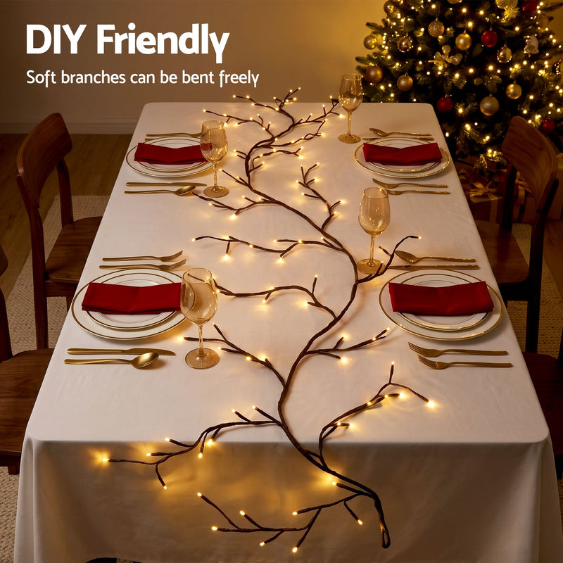 1.8m Willow Vine LED Fairy Lights – Warm White