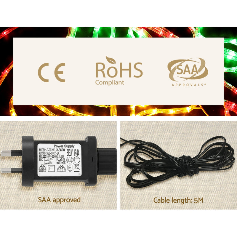 Christmas Lights 216 LED Bell Motif Light