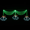 1.8M Christmas Lights 288 LED Bell Motif Light