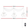 1.8M Christmas Lights 288 LED Bell Motif Light