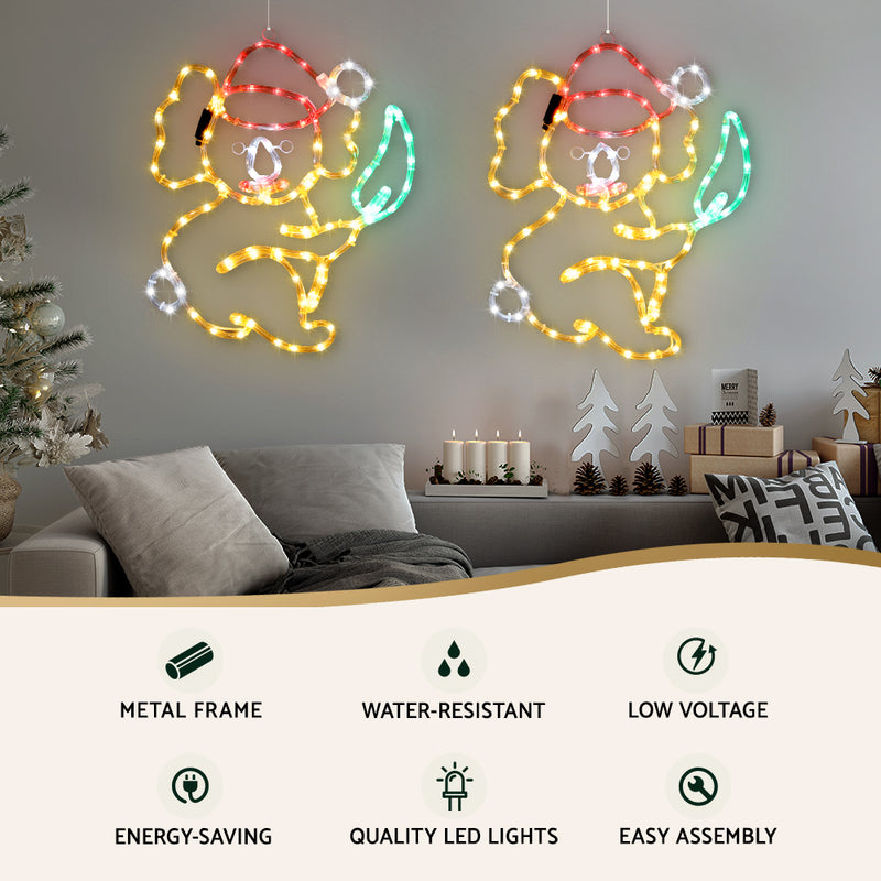 Christmas Lights Motif 216 LED Rope Light Outdoor