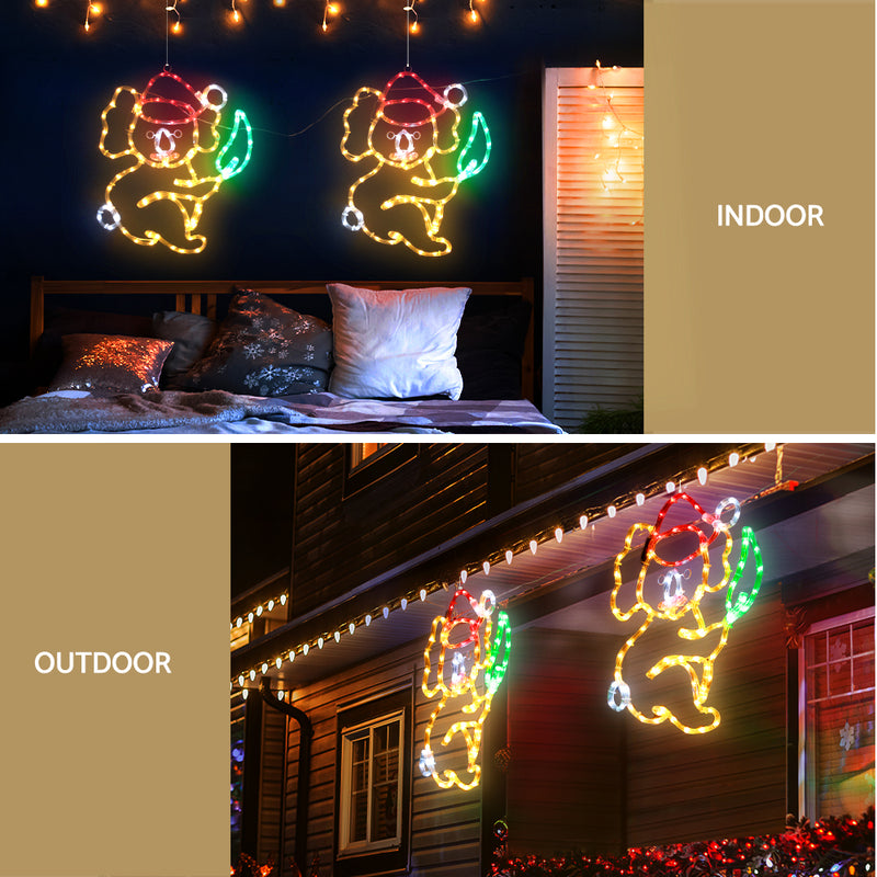 Christmas Lights Motif 216 LED Rope Light Outdoor