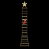 Jingle Jollys 3.4M Santa Ladder Christmas Lights 328 LED Warm White