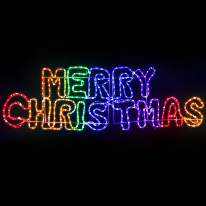 1.6M Christmas Lights Motif 360 LED Rope Light Outdoor
