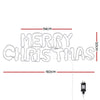1.6M Christmas Lights Motif 360 LED Rope Light Outdoor