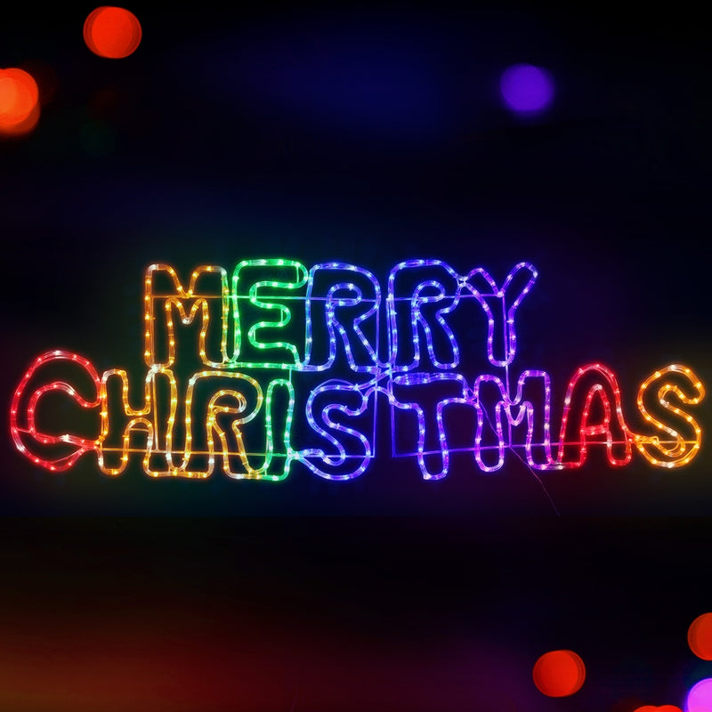 1.6M Christmas Lights Motif 360 LED Rope Light Outdoor
