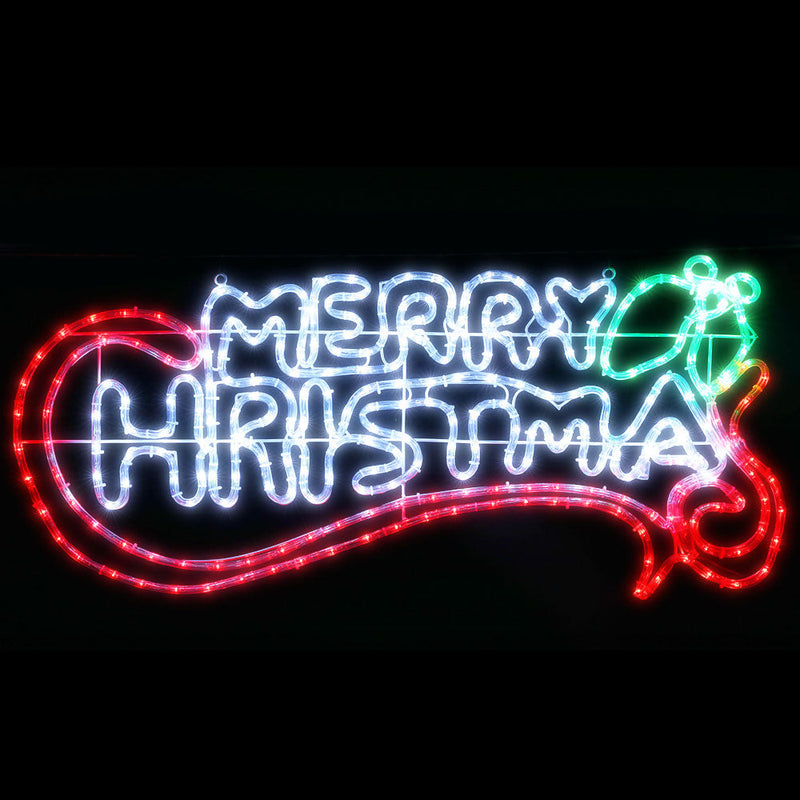 0.96M Christmas Lights Merry Christmas 288 LED