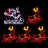 Christmas Lights Reindeer Sleigh 806 LED