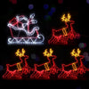 Christmas Lights Reindeer Sleigh 806 LED