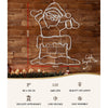 1M LED Santa Motif Christmas Lights 248 Multi-Colour LEDs