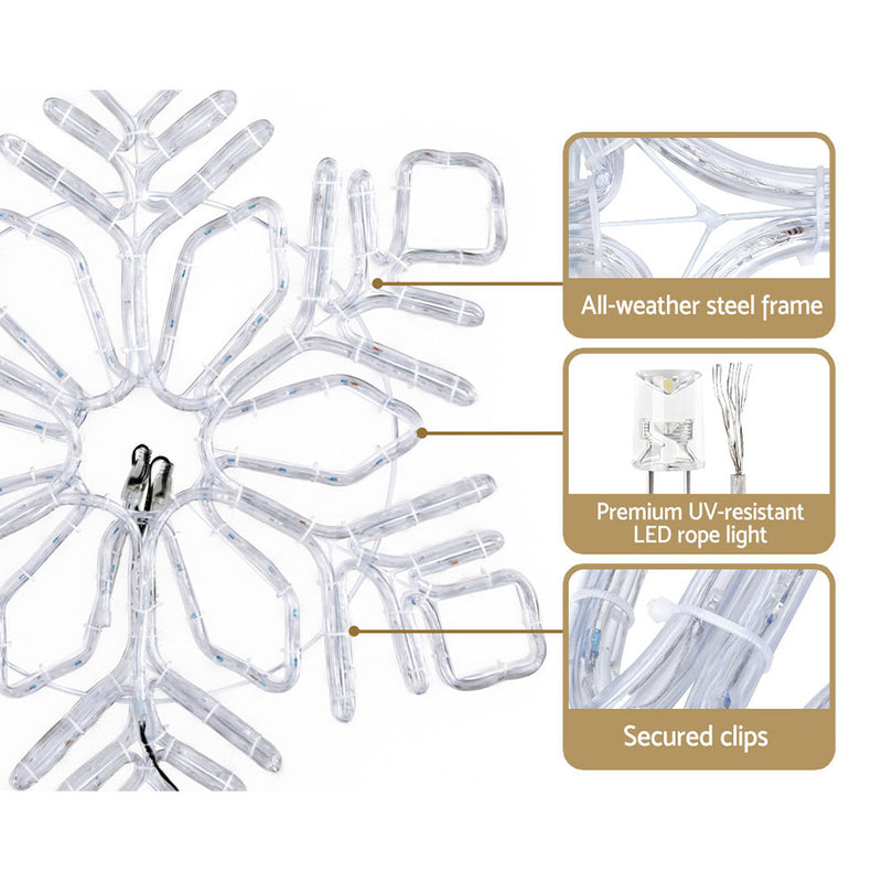 Christmas Lights 304 LED Snow Motif Light