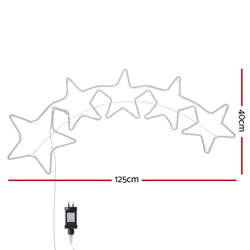 1.25M Christmas Lights Motif 560 LED Rope Light Outdoor