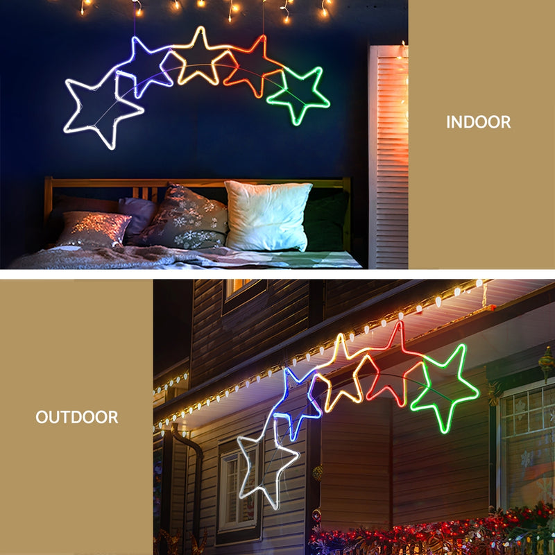 1.25M Christmas Lights Motif 560 LED Rope Light Outdoor