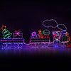 2.1M Christmas Lights 631 LED Train Motif Light