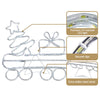 2.1M Christmas Lights 631 LED Train Motif Light
