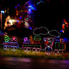 2.1M Christmas Lights 631 LED Train Motif Light