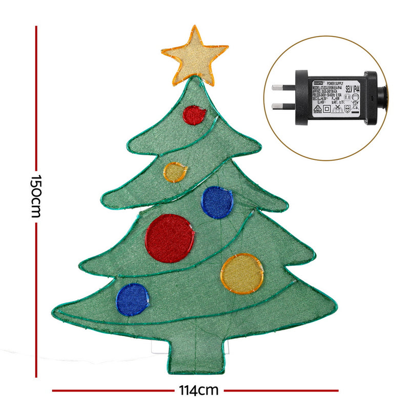 Christmas Lights 150cm Motif 220 LED Rope Light Outdoor