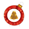 Christmas Lights 60cm Motif 30 LED Bell Wreath