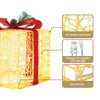 3 PCS Christmas Lights Gift Box Set Set 48 LED Decorations