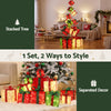 170cm Lighted Christmas Gift Box Tower Decoration