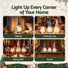 Light Up Christmas Gnomes Plush Set of 3 Warm White