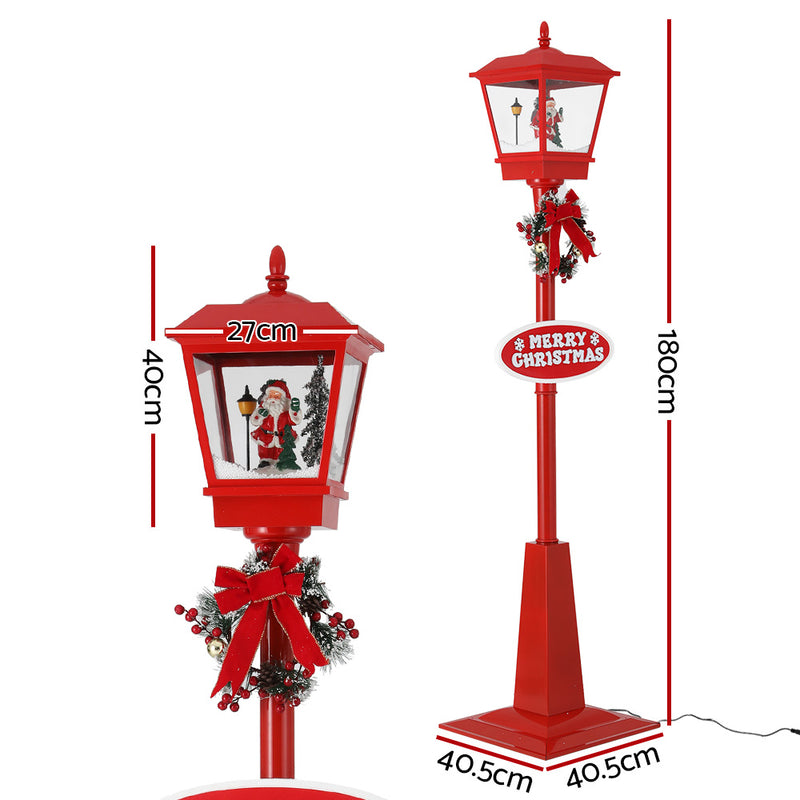 1.8M Christmas Lights Post Lamp LED Outdoor