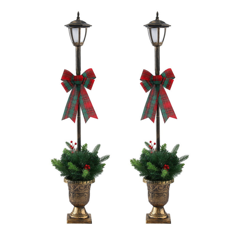 Christmas Lights 125cm Lamp Post 50 LED Fairy Light