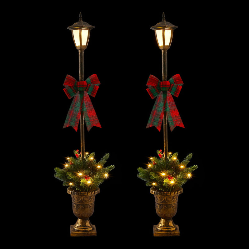 Christmas Lights 125cm Lamp Post 50 LED Fairy Light