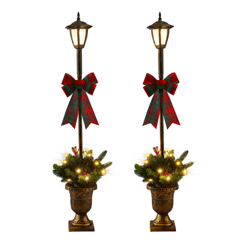 Christmas Lights 125cm Lamp Post 50 LED Fairy Light