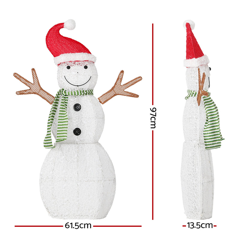 Christmas Lights Snowman 80 LED