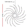 0.5M Christmas Lights 128 LED Spin Motif Light