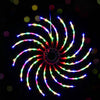0.5M Christmas Lights 128 LED Spin Motif Light
