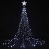 2.5M Christmas Tree Waterfall Fairy Lights with Topper