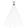 2.5M Christmas Lights Waterfall String Light 300 LED Star Topper