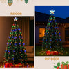 2.5M Christmas Lights Waterfall String Light 300 LED Star Topper
