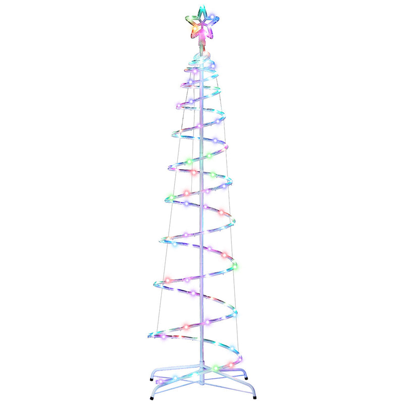 1.8M RGB LED Rope Light Christmas Tree 100 LEDs