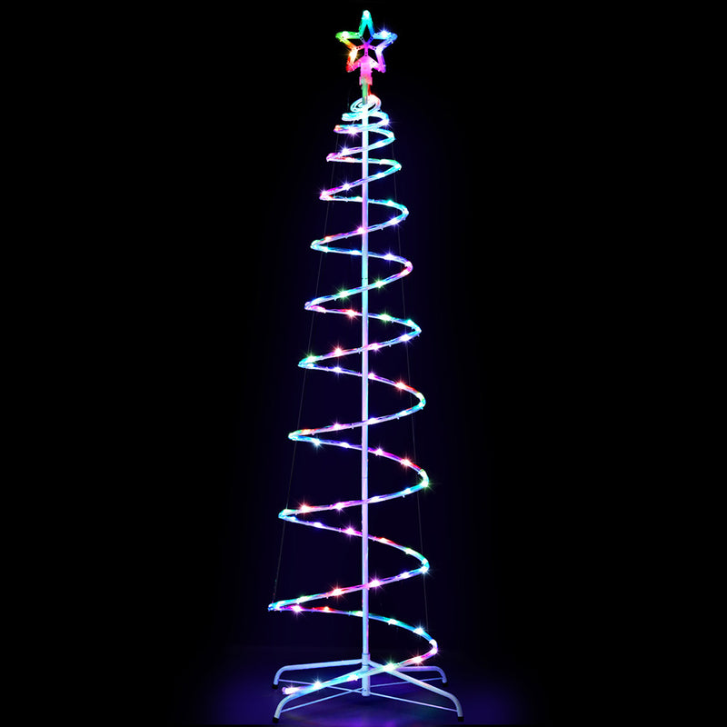 1.8M RGB LED Rope Light Christmas Tree 100 LEDs
